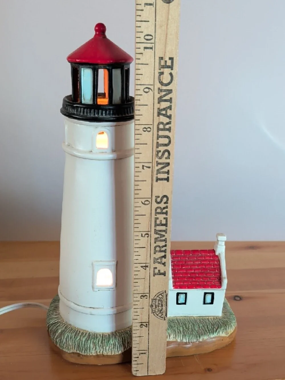 1994 VTG. Lefton Geo Z, Lighthouse Lamp, Heceta Head  Decorative Accent.🌟🌟🌟